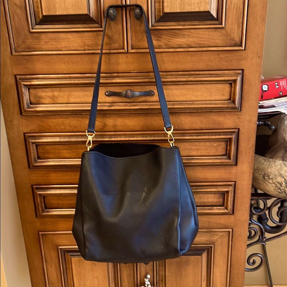 Louis Vuitton black Babylon bag.